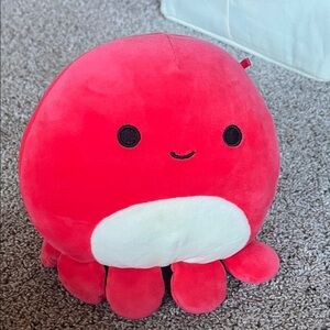 squishmallow Red Octopus